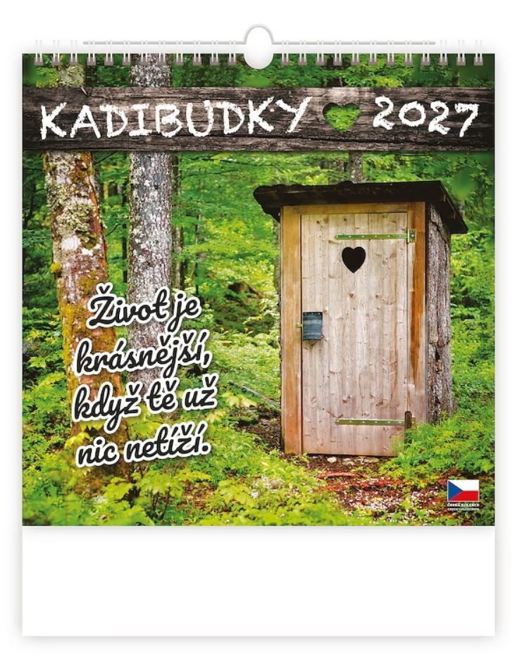 Kalendář nástěnný 2027 - Kadibudky