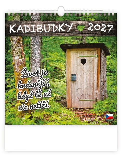 Obrázek produktu: Kalendář nástěnný 2027 - Kadibudky