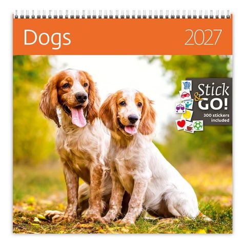 Obrázek produktu: Kalendář nástěnný 2027 Label your days - Dogs