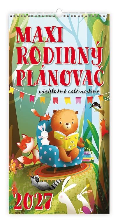 Obrázek produktu: Kalendář nástěnný 2027 - MAXI rodinný plánovač