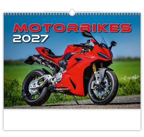 Obrázek produktu: Kalendář nástěnný 2027 - Motorbikes