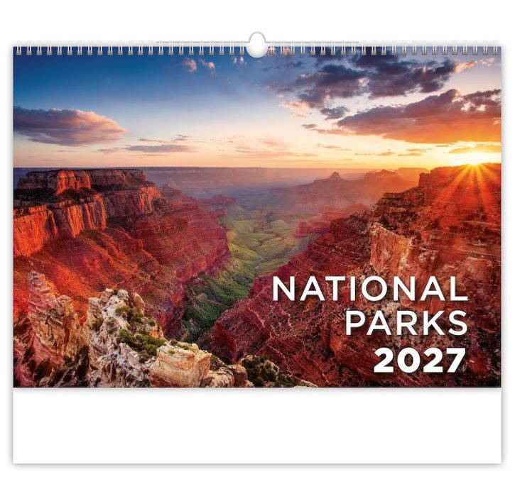 Kalendář nástěnný 2027 - National Parks