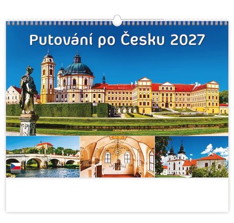 Obrázek produktu: Kalendář nástěnný 2027 - Putování po Česku