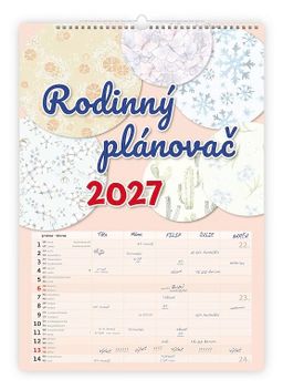 Obrázek produktu: Kalendář nástěnný 2027 - Rodinný plánovač