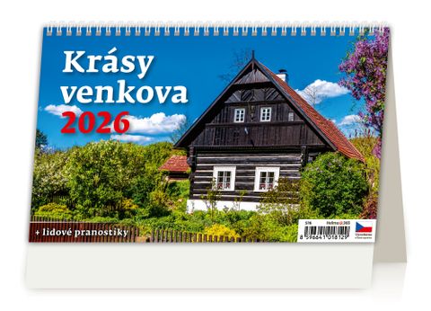 Obrázek produktu: Kalendář stolní 2026 - Krásy venkova