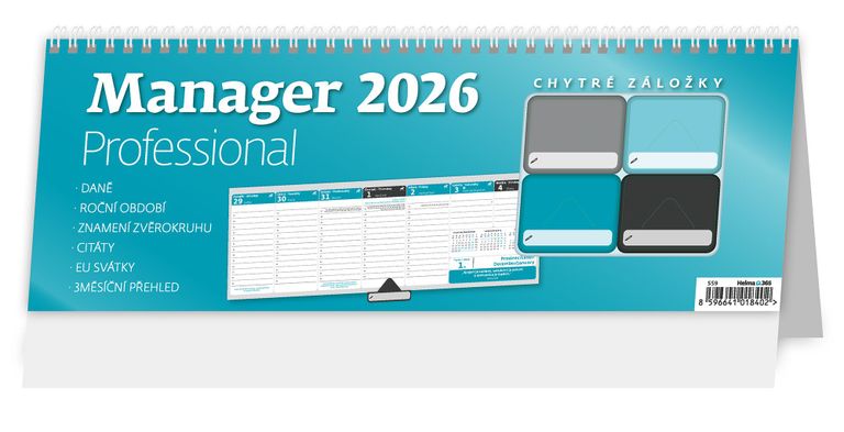 Manager Professional 2026 - stolní kalendář