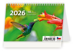 Obrázek produktu: Kalendář stolní 2026 - MINI 14denní kalendář