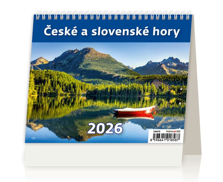 Stolní kalendář 2026 České a slovenské hory