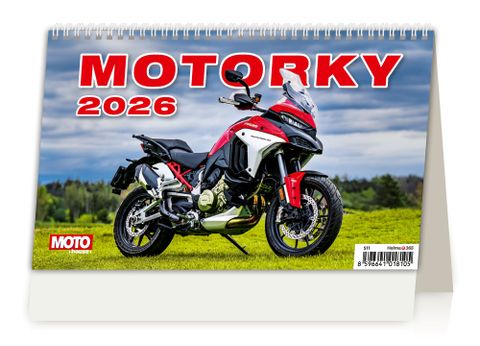 Obrázek produktu: Kalendář stolní 2026 - Motorky ČR/SR