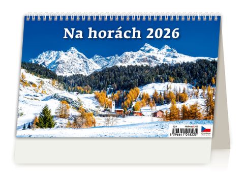 Obrázek produktu: Kalendář stolní 2026 - Na horách – 14denní