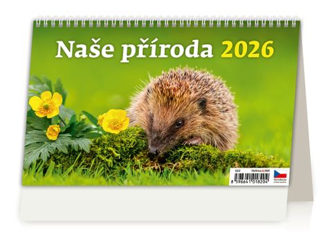 Obrázek produktu: Kalendář stolní 2026 - Naše příroda
