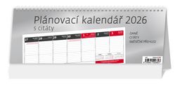 Obrázek produktu: Kalendář stolní 2026 - Plánovací kalendář s citáty