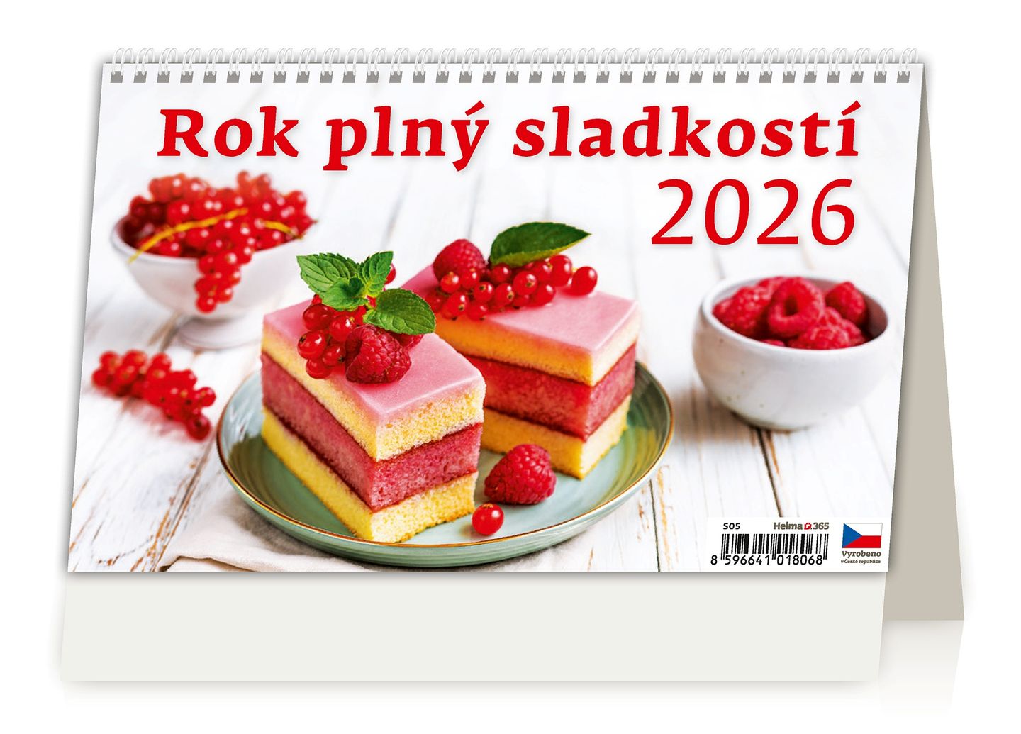Kalendář stolní 2026 - Rok plný sladkostí