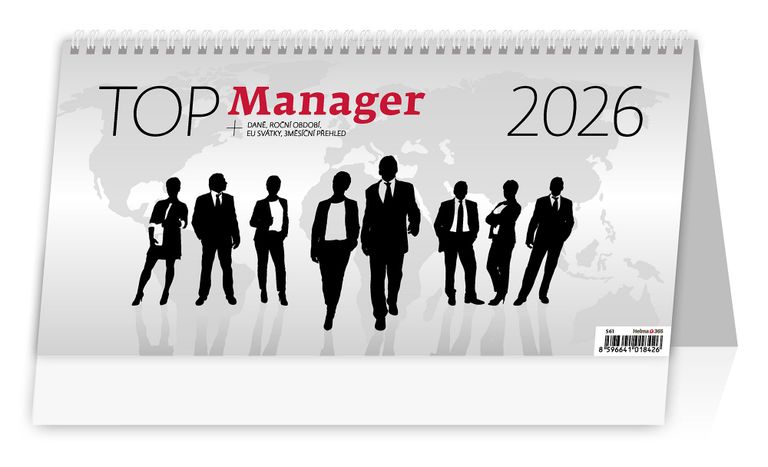 TOP Manager 2026 - stolní pracovní kalendář