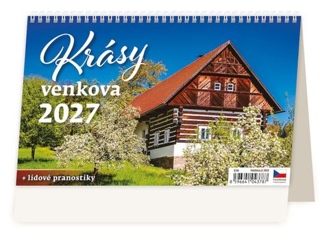 Obrázek produktu: Kalendář stolní 2027 - Krásy venkova