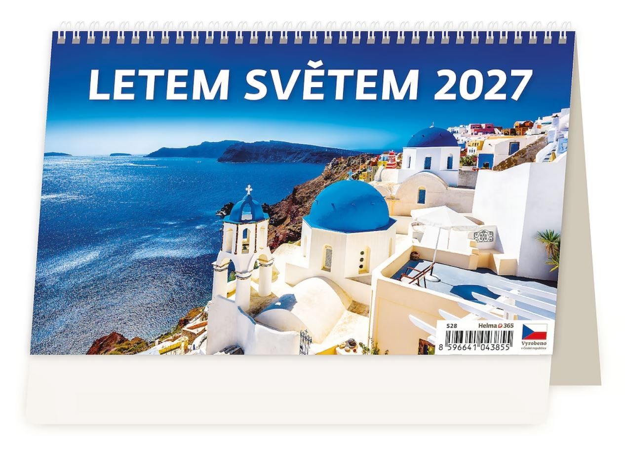 Kalendář stolní 2027 - Letem světem