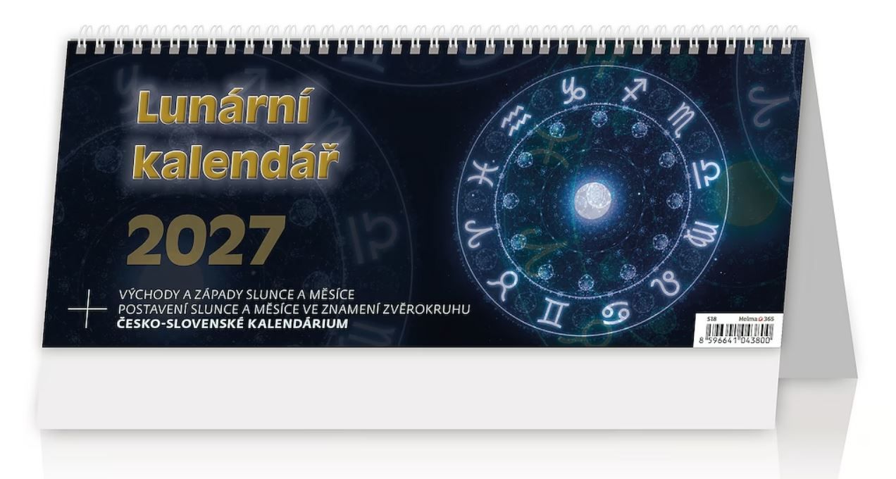 Kalendář stolní 2027 - Lunární kalendář
