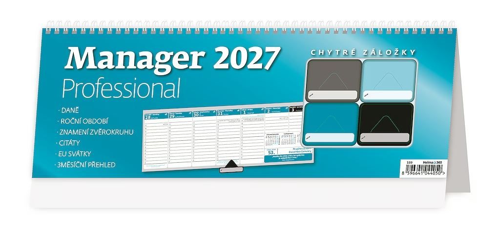 Kalendář stolní 2027 - Manager Professional