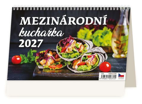 Obrázek produktu: Kalendář stolní 2027 - Mezinárodní kuchařka