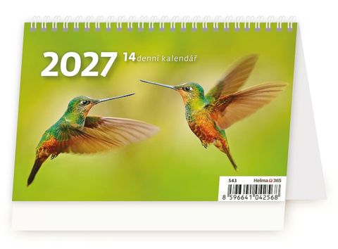 Obrázek produktu: Kalendář stolní 2027 - MINI 14denní kalendář