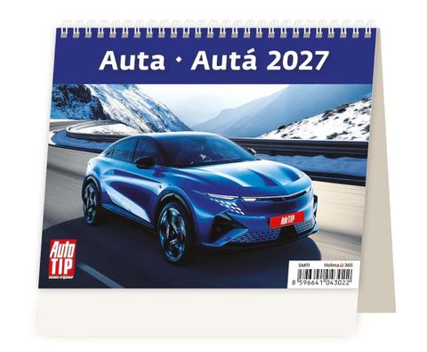 Obrázek produktu: Kalendář stolní 2027 MiniMax - Auta/Autá