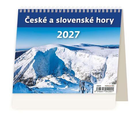 Obrázek produktu: Kalendář stolní 2027 MiniMax - České a slovenské hory
