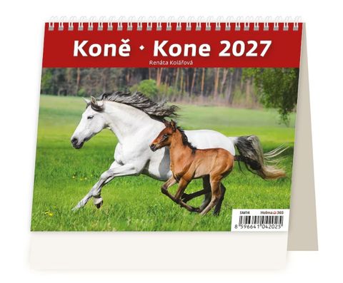 Obrázek produktu: Kalendář stolní 2027 MiniMax - Koně/Kone
