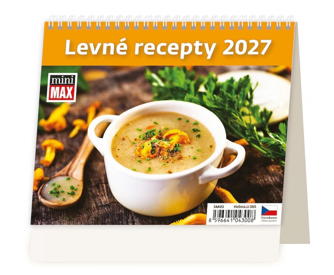 Kalendář stolní 2027 MiniMax - Levné recepty