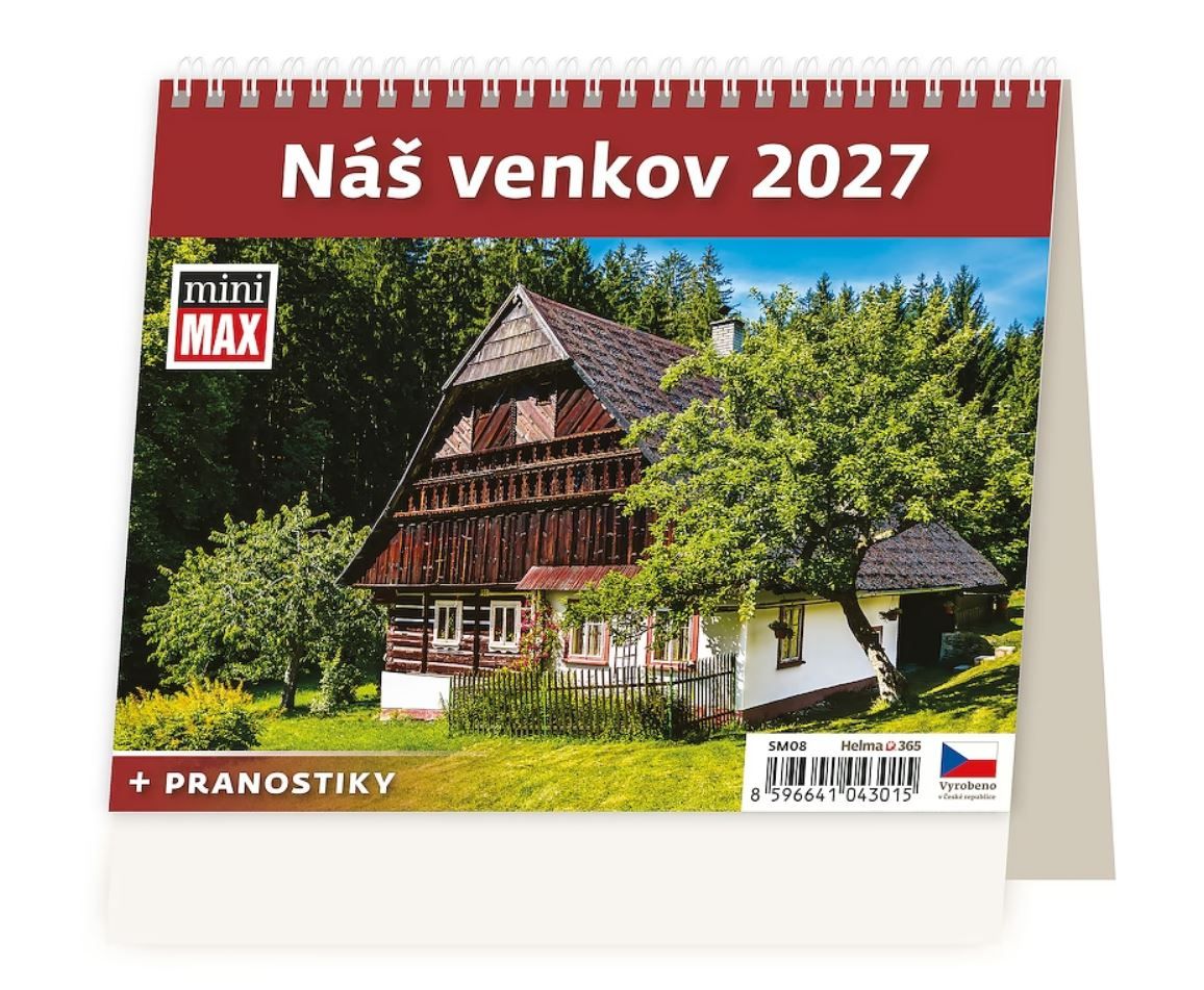 Kalendář stolní 2027 MiniMax - Náš venkov