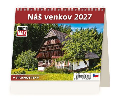 Obrázek produktu: Kalendář stolní 2027 MiniMax - Náš venkov