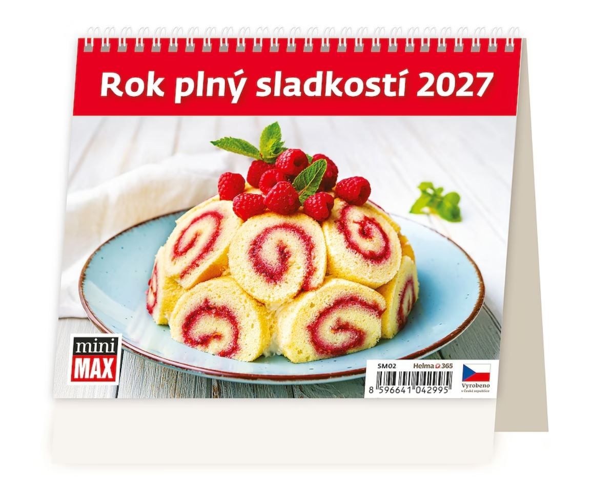 Kalendář stolní 2027 MiniMax - Rok plný sladkostí