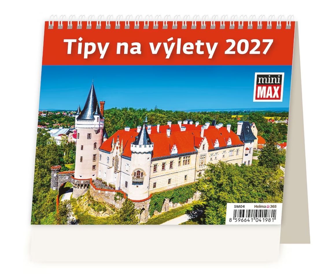 Kalendář stolní 2027 MiniMax - Tipy na výlety