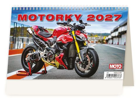Obrázek produktu: Kalendář stolní 2027 - Motorky ČR/SR