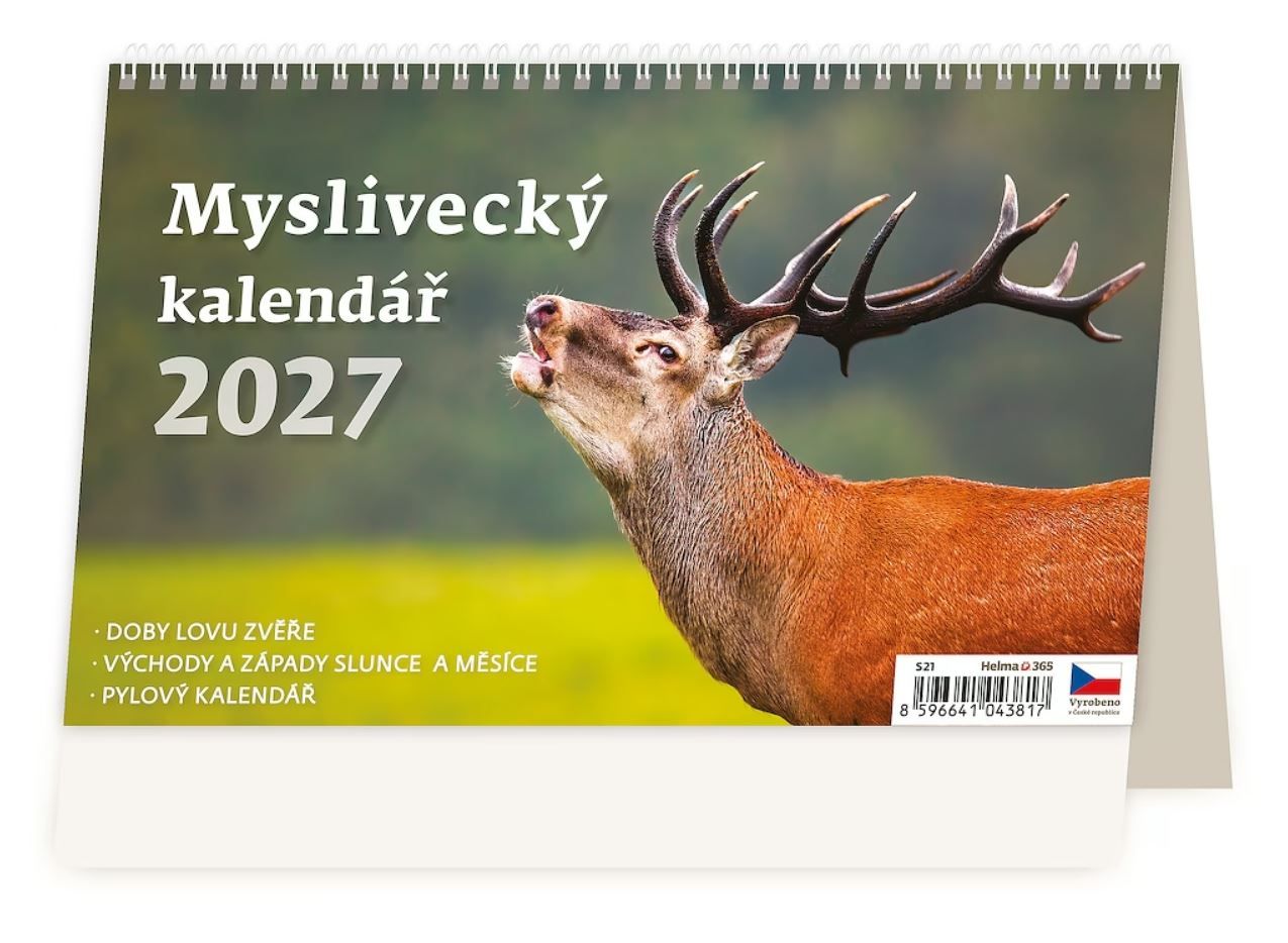 Kalendář stolní 2027 - Myslivecký kalendář