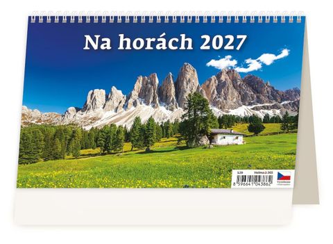 Obrázek produktu: Kalendář stolní 2027 - Na horách – 14denní