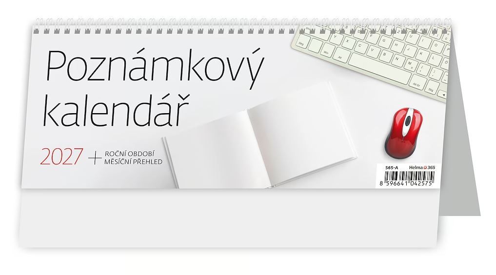 Kalendář stolní 2027 - Poznámkový kalendář