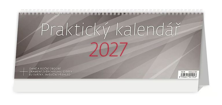 Kalendář stolní 2027 - Praktický kalendář OFFICE
