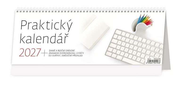 Kalendář stolní 2027 - Praktický kalendář