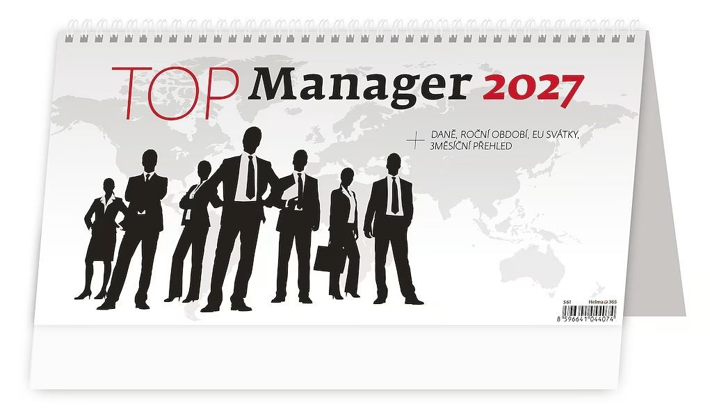 Kalendář stolní 2027 - Top Manager