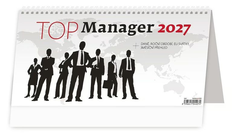 Kalendář stolní 2027 - Top Manager