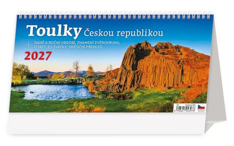 Obrázek produktu: Kalendář stolní 2027 - Toulky Českou republikou