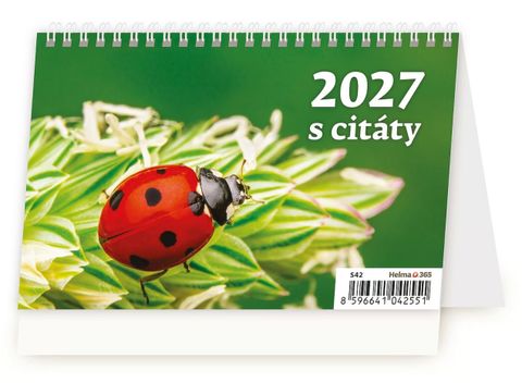Obrázek produktu: Kalendář stolní 2027 - Týdenní "S"