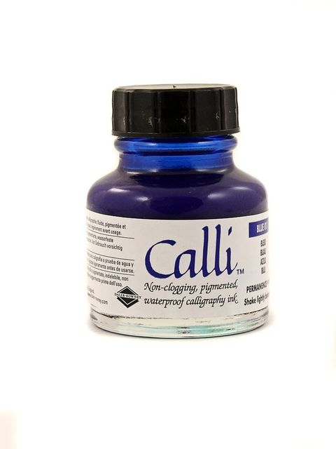 Obrázek produktu: Kaligrafická tuš Daler Rowney 29,5 ml - modrá