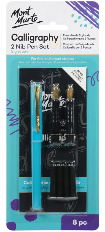 Kaligrafické pero Mont Marte s doplňky, č.0001 - 8 ks