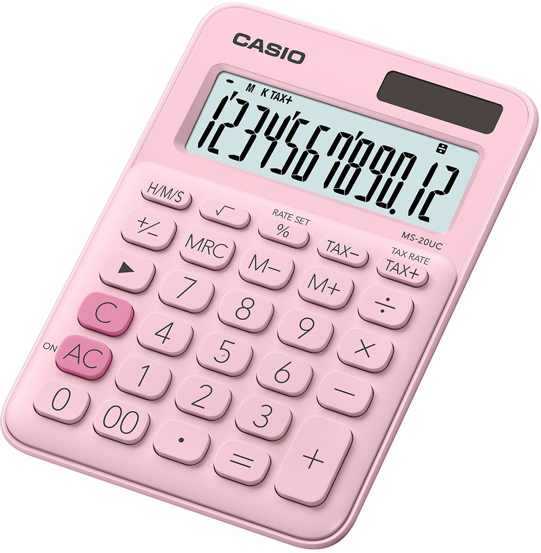 Kalkulačka Casio MS 20 UC PK - růžová