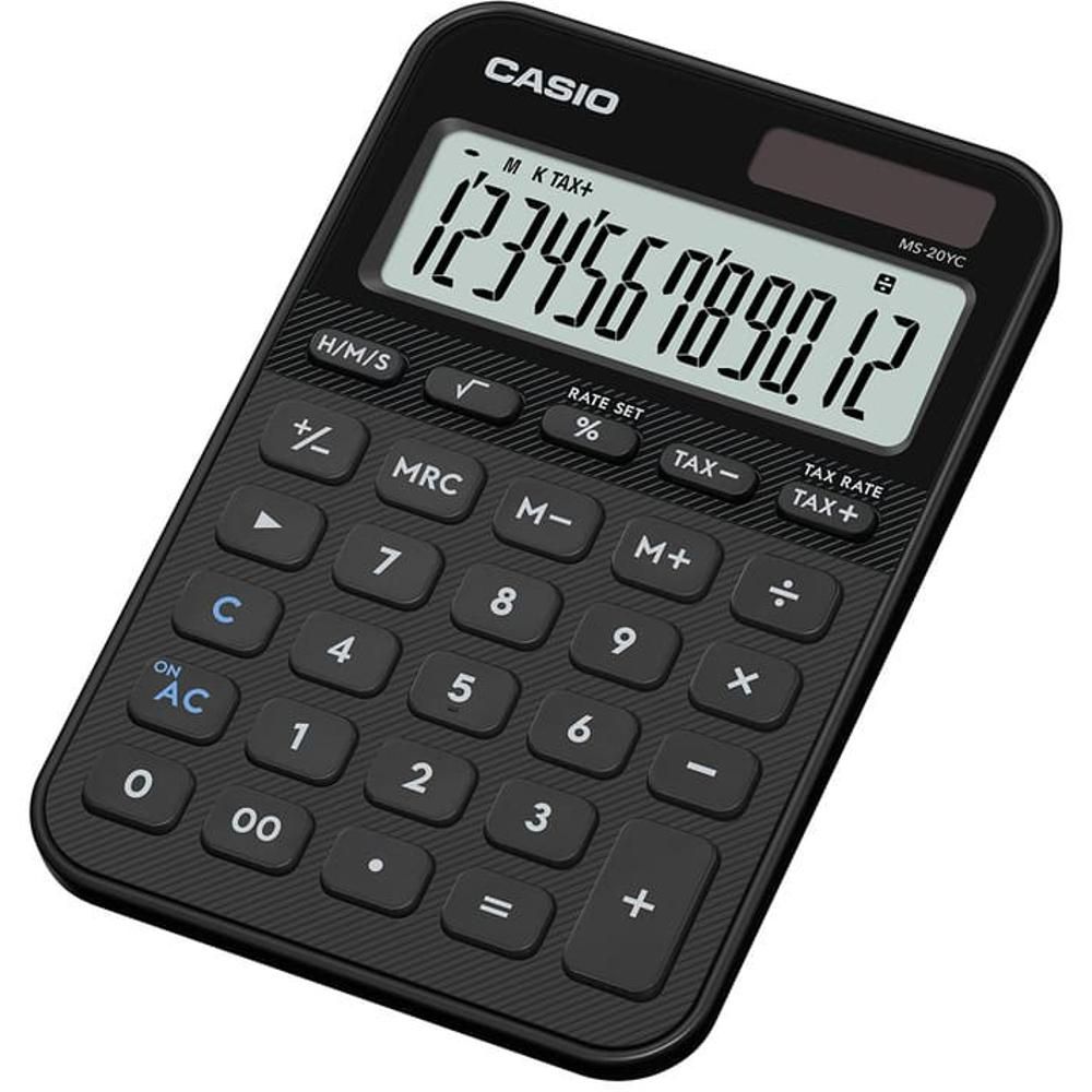 Kalkulačka Casio MS 20 YC BK - černá