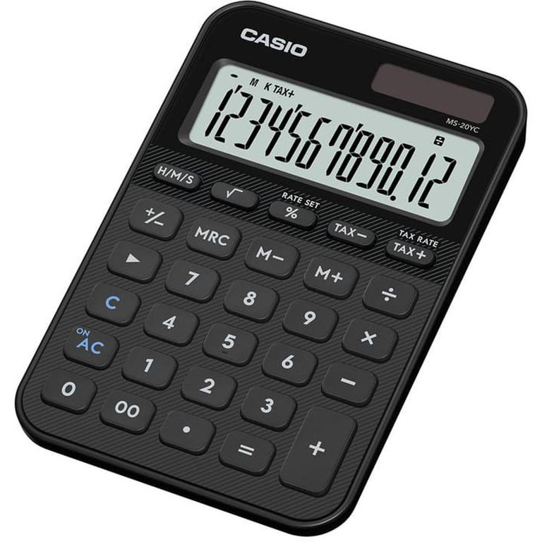 Kalkulačka Casio MS 20 YC BK - černá