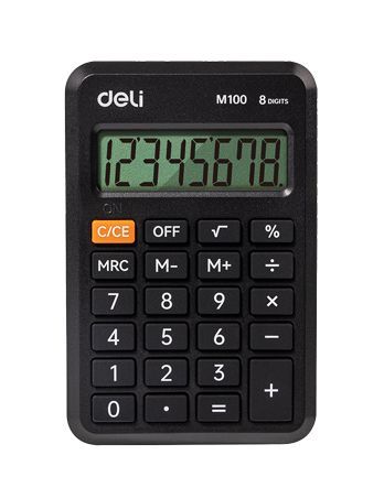 Obrázek produktu: Kalkulačka DELI EM100 kapesní - černá