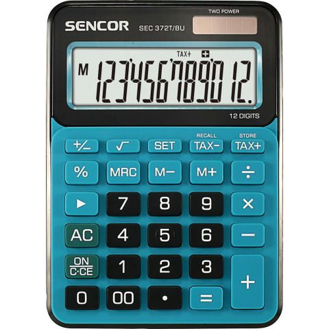 Obrázek produktu: Kalkulačka Sencor SEC 372T BU - modrá