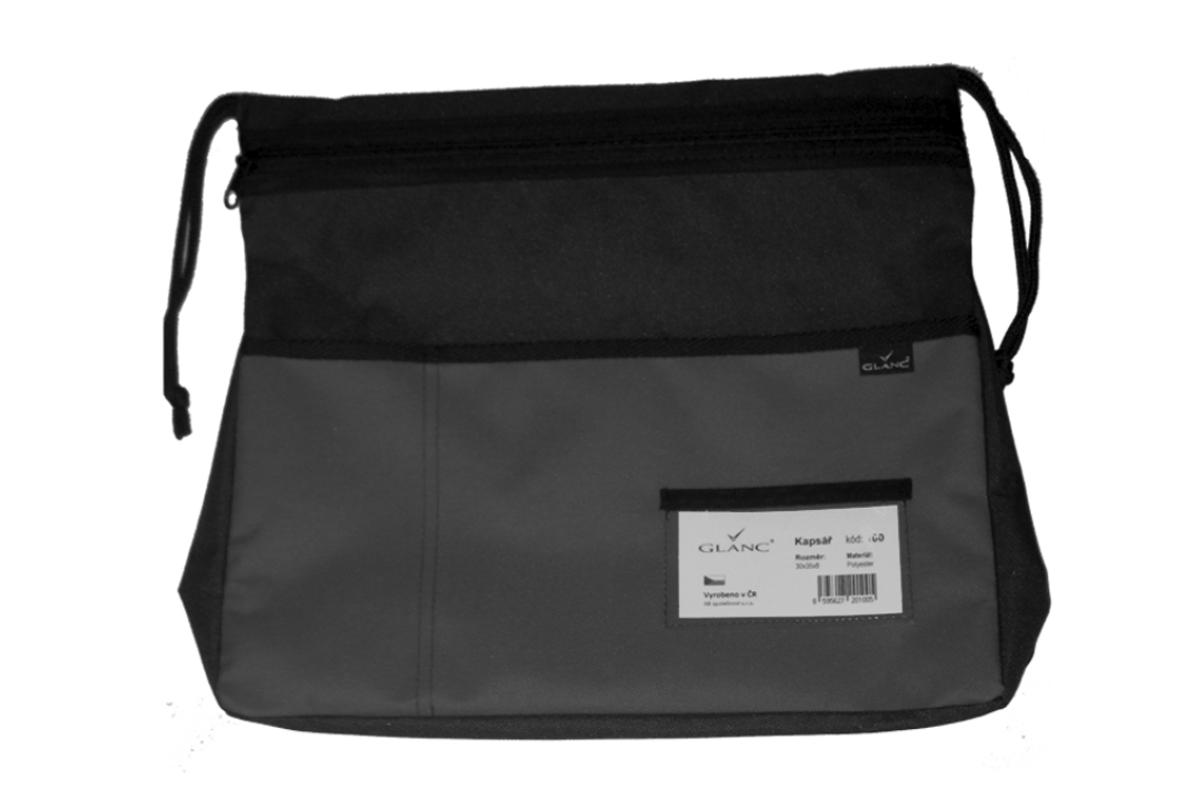 Kapsář na lavici GLANC - černý